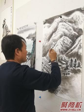 實力派畫家啟華王小軍作品現(xiàn)場展示_2