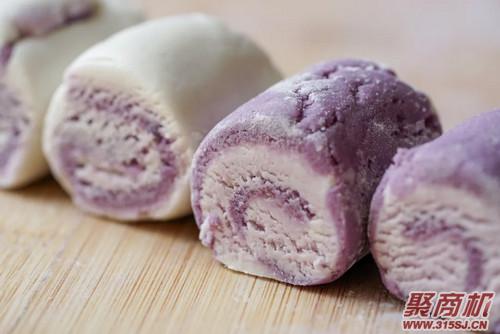 紫薯流心月饼家常做法大全步骤图10