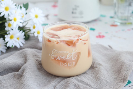珍珠奶茶草莓凍